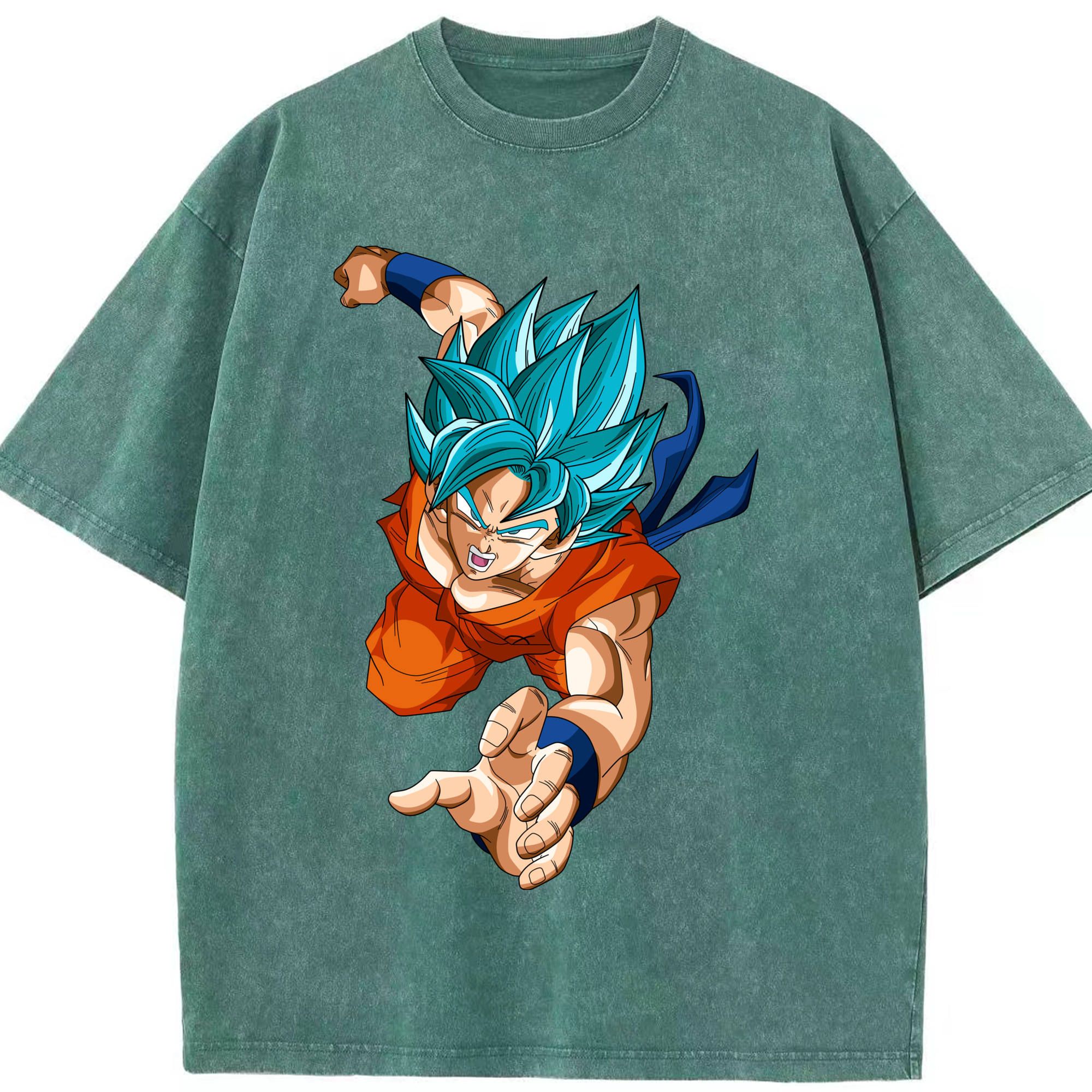 （画像用） ドラゴンボール ベジット DRAGON BALL Vegetto 綿100% ヴィンテージ風 半袖Tシャツ（フロントプリント）